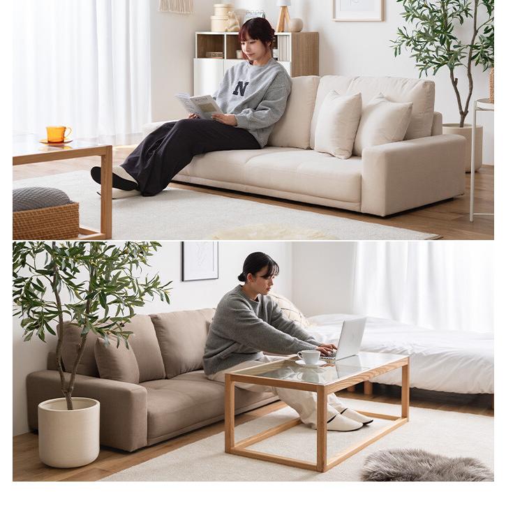 ソファ ローソファ フロアソファ 2.5人掛け 2人掛け かわいい