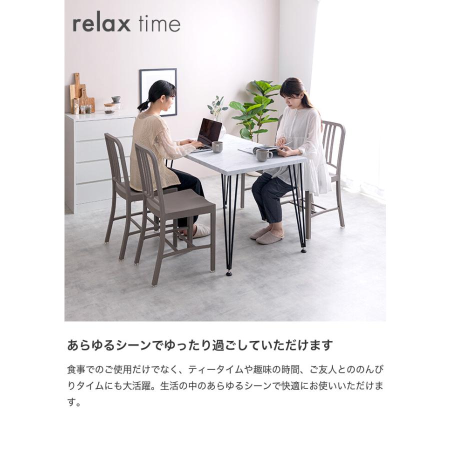 ダイニングテーブル テーブル デスク 学習机 食卓 黒脚 3本脚 奥行70