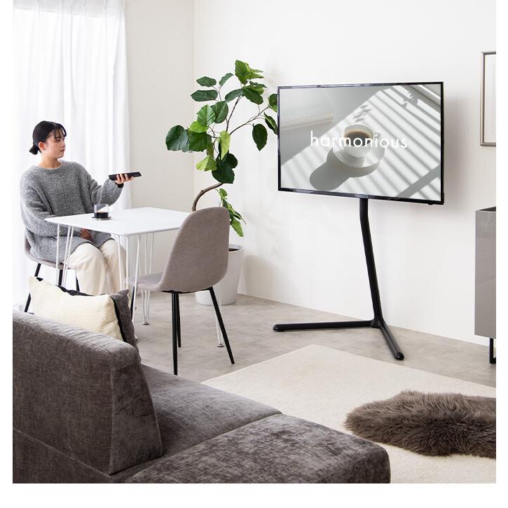 テレビスタンド テレビ台 ボード 壁寄せ tv 壁掛け 脚 スリム コーナー