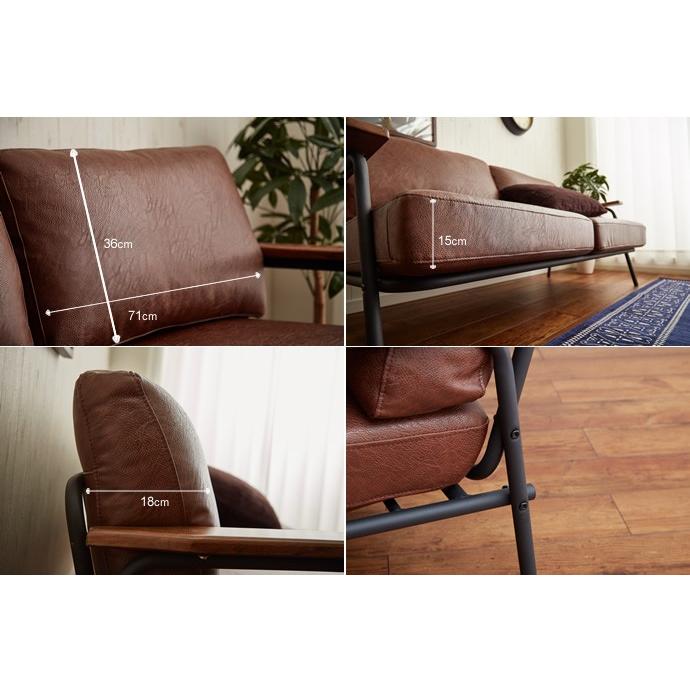 2人掛けソファ ソファ ソファー 2人掛け 2P ローソファ リビング