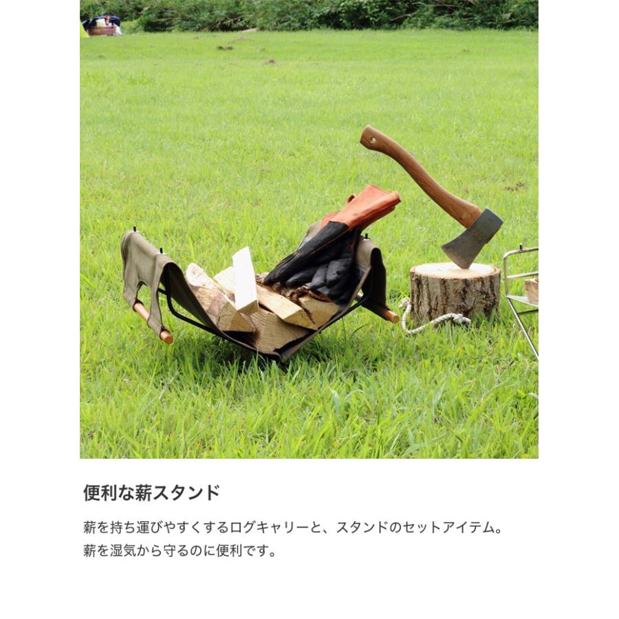 ログキャリー HangOut ハングアウト アウトドア用品 ソロキャンプ 薪