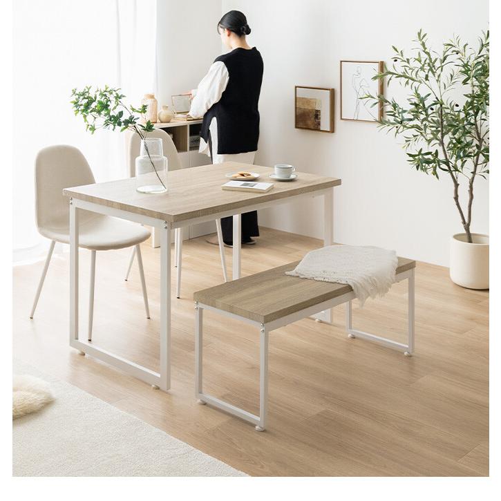 ダイニングテーブルセット　家具 イス、机　 ウッドパーク］ダイニング3点セット スプレイ 2人掛け テーブル＋