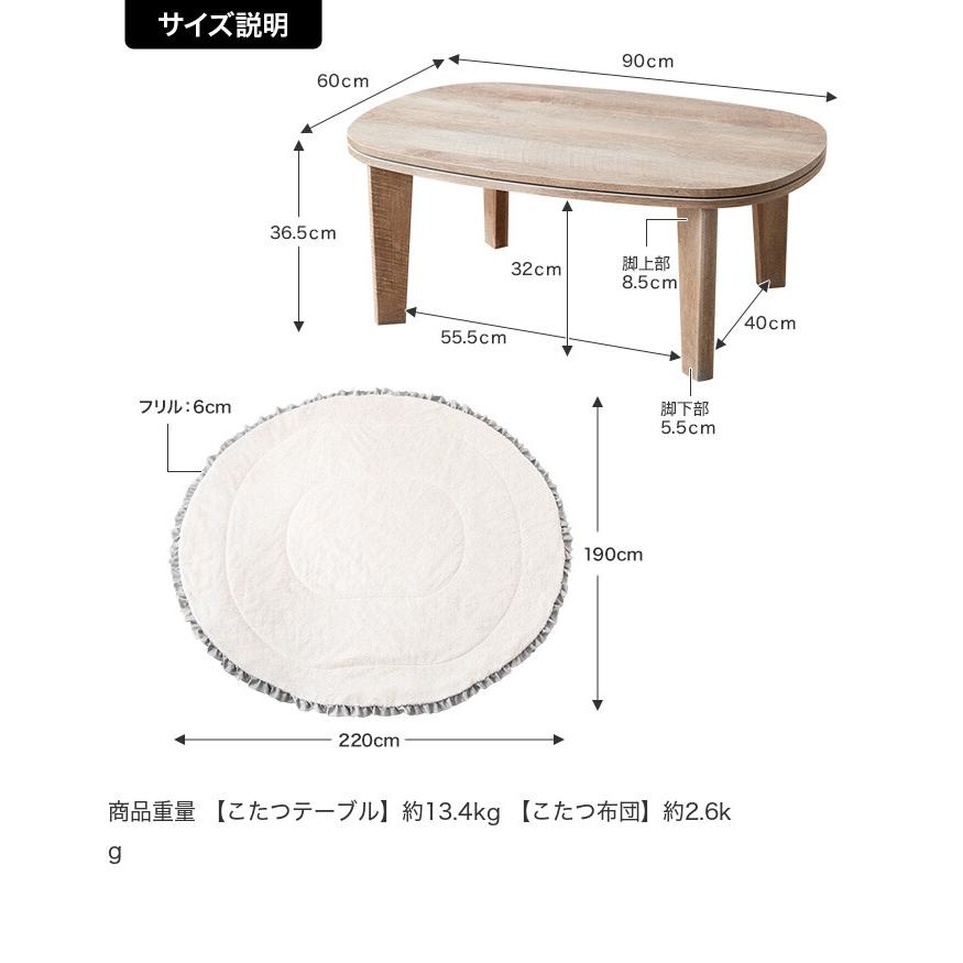 こたつセット こたつテーブル こたつ布団 2点セット コタツ布団 炬燵