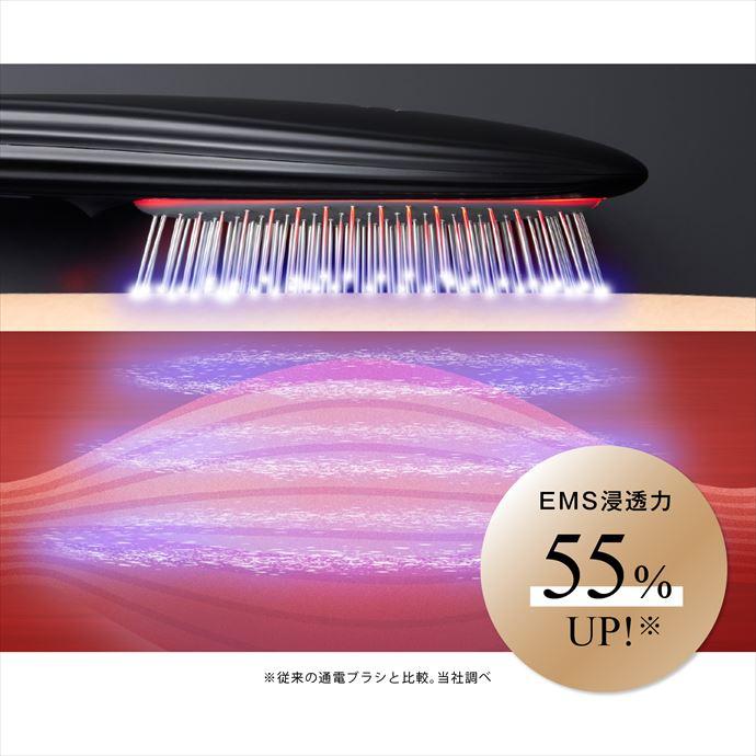 雑貨 ヘアブラシ ブラシ クッションブラシ EMSブラシ くし 櫛 EMS