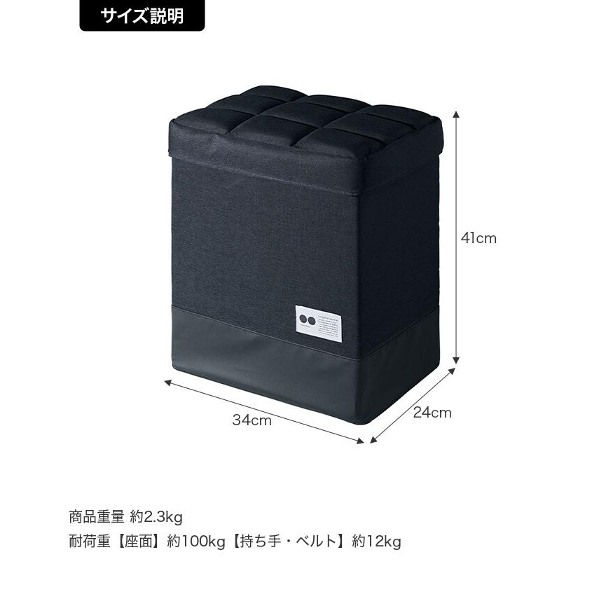 雑貨 防災バッグ 防災リュック 避難バッグ 避難リュック 非常用持ち出し袋 玄関チェア スツール 座れる 椅子になる 2way 大容量 24L 防水 撥水_9