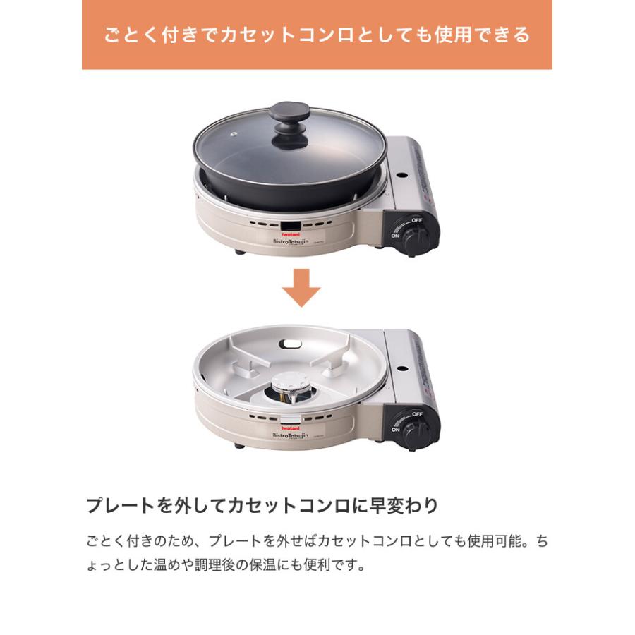 グリルパン カセットコンロ グリル鍋 ホットプレート 卓上コンロ