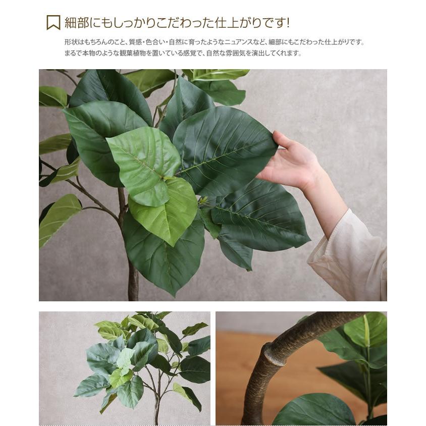 人工観葉植物 フェイクグリーン 高さ1.65m 人工植物 光触媒 インテリア