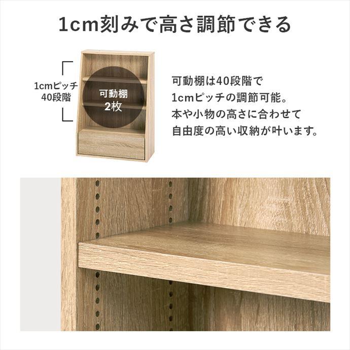 収納 本棚 書棚 シェルフ 棚 収納棚 ラック ブックラック 1cmピッチ