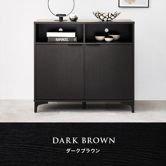 キャビネット サイドボード チェスト リビング収納棚 扉付き BROWN キャビネット サイドボード チェスト リビング収納 リビングボード