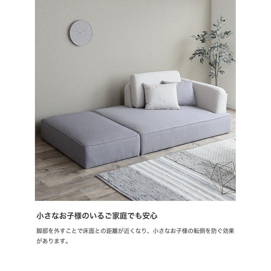 ソファ ソファー 2人掛け 二人掛け ローソファー ソファベッド カウチ