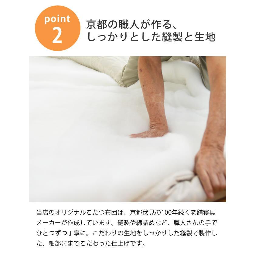 当店オリジナル！　モロッカン柄 こたつ布団　厚掛け単品 205cm&times;205cm　「正方形75〜90cm」用