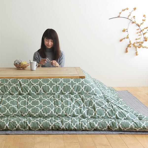 当店オリジナル！　モロッカン柄 こたつ布団　厚掛け単品 205cm×245cm　「長方形105〜120cm」用_1
