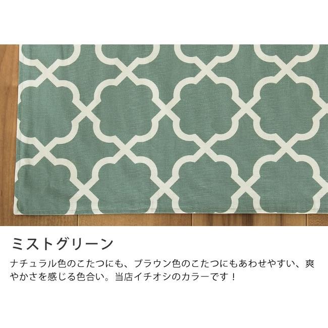 当店オリジナル！　モロッカン柄 こたつ布団カバー　カバー単品 195cm×245cm　「長方形 185cm×235cmこたつ布団」用_6
