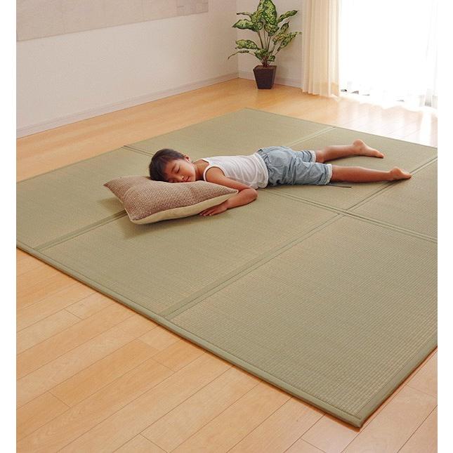 イケヒコ 純国産い草使用 三つ折りい草マットレス シングル（100×210cm