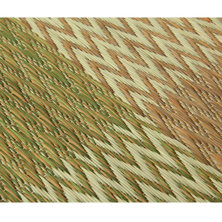 い草 ラグ 江戸間6畳 261&times;352cm カジュアルなデザイン ※代引き不可 涼しい カーペット マット 和モダン