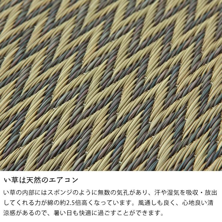 置き畳 お手軽に和空間を作る置き畳 12枚セット ※代引き不可 フローリング畳 ユニット畳 リビングマット 琉球畳 い草マット リビング い草マット 涼しい イケヒコ フローリング 北欧 節電 節電対策 湿気対策 吸湿性 抗菌 カーペット 和風