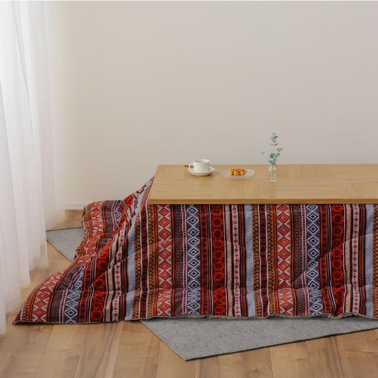 こたつ布団 厚掛け単品 200cm×200cm 「正方形 75〜90cm」用 ※代引き不可の画像