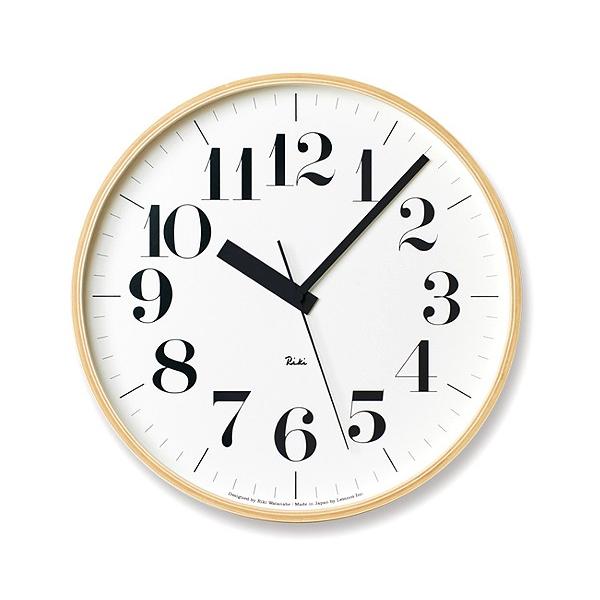 Lemnos（レムノス） 掛け時計 リキクロック Lサイズ（電波時計） Riki