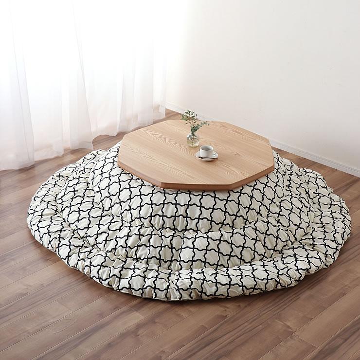 家具調コタツ・こたつ 八角形 100cm 木製 タモ材 : 家具の里 - 通販