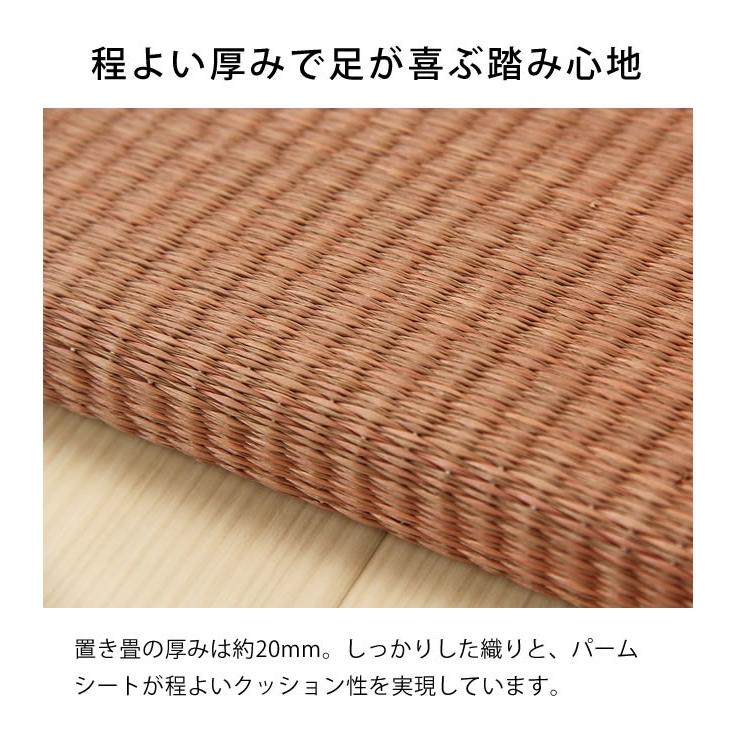 置き畳 国産「タタミスト」87×87cm 1枚 おしゃれ 涼しい 日本製 フローリング リビング インスタイル_4