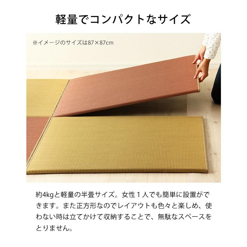 置き畳 30×30cm 「タタミスト」 1枚 国産 和 畳 い草 フローリング畳 