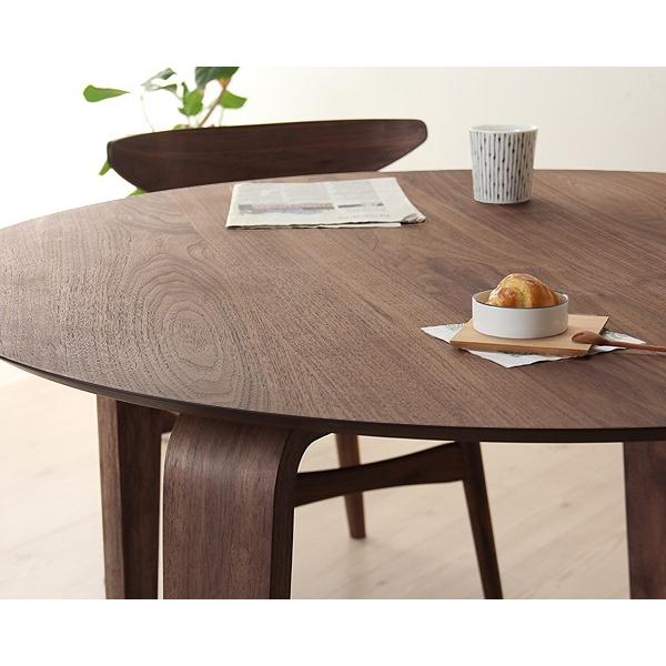 落ち着いた雰囲気の 木製ダイニングテーブル (110cm丸) :44-2260:家具の里 - 通販 - Yahoo!ショッピング