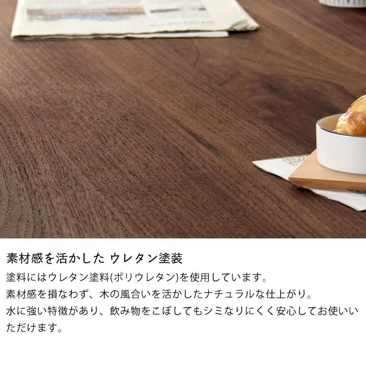 落ち着いた雰囲気の 木製ダイニングテーブル3点セット (110cm丸テーブル+チェア2脚)_11