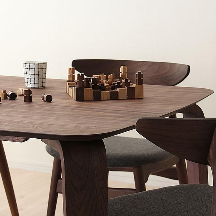 落ち着いた雰囲気の 木製ダイニングテーブル7点セット (180cmテーブル+チェア6脚)｜kagu｜17