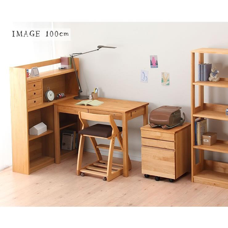大人になっても使える シンプルでおしゃれな学習机 サイズ 90cm（コンセント付き）  レクス 自宅学習 リビング学習_17