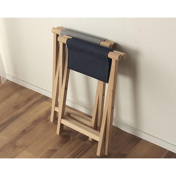 国産帆布の折りたたみチェア 折りたたみスツール 折りたたみ椅子 イス