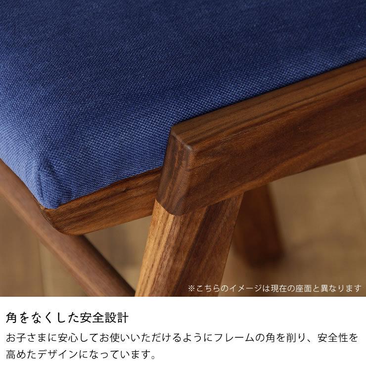 【杉工場】【スピカ】　すっきりシンプルデザインの　学習椅子・学習チェア（布座）　ブラウン（ウォールナット）　※代引き不可_9