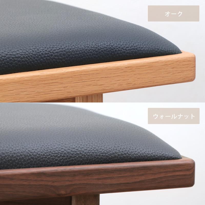 木の温もりを感じるシンプルなダイニングベンチ 140cm幅 ※代引き不可
