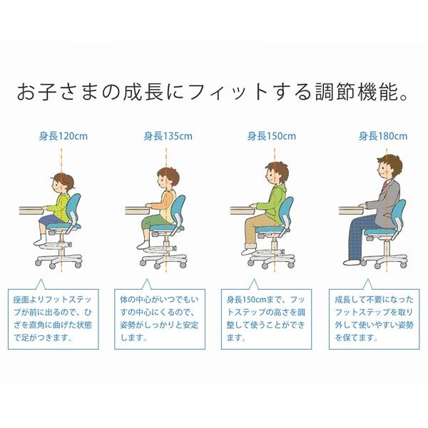 オカムラ テクノキッズチェア ステラ ソフトレザータイプ 学習椅子