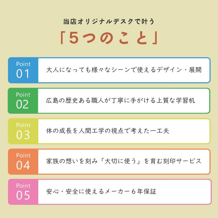 奥行きサイズを拡張できる　学習机 ・ 学習デスク 3点セット　100cm幅(デスクL+上棚L+ワゴンW)　LIKKE(リッケ) デスクセット　堀田木工所_4