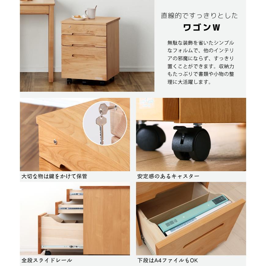 堀田木工所 奥行きサイズを拡張できる 学習机・学習デスク 4点セット