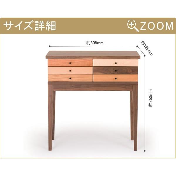 お部屋を華やかな空気に変えてくれる 印象的なコンソールテーブル（幅80cm）｜kagu｜02