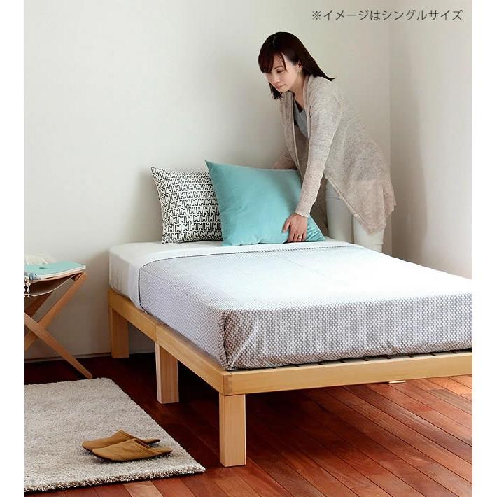 あ！かる〜い！高級桐材使用、組み立て簡単シンプルなすのこベッド 