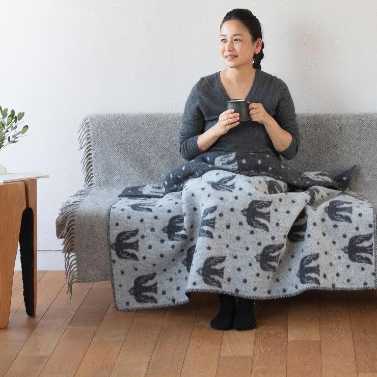 KLIPPAN KLIPPAN（クリッパン）ウールハーフブランケット ミナ