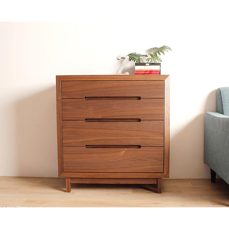 上質な存在感のある 木製リビングチェスト タンス 4段 B5 0012 家具の里 通販 Yahoo ショッピング