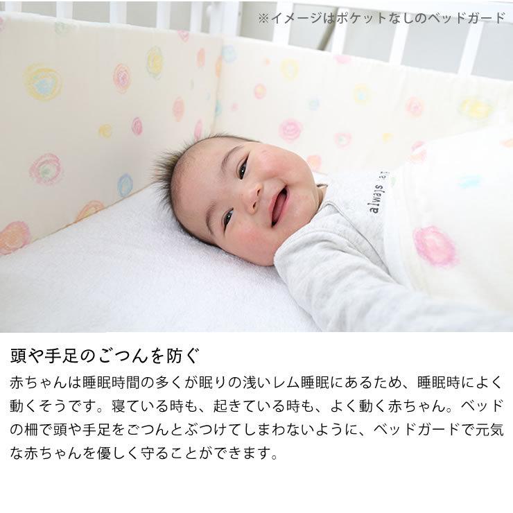そいねーる3 ベビーベッド専用 ポケット付ベッドガード Sサイズ