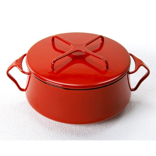 DANSK(ダンスク) コベンスタイル両手鍋 18cm レッド : 家具の DANSK(ダンスク) コベンスタイル両手鍋 18cm レッド : 家具の