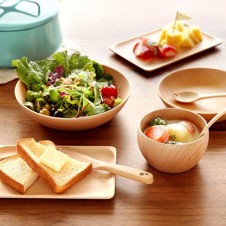 Rasen（ラセン） 木の器 スープボウル（1枚） : 家具の里 - 通販