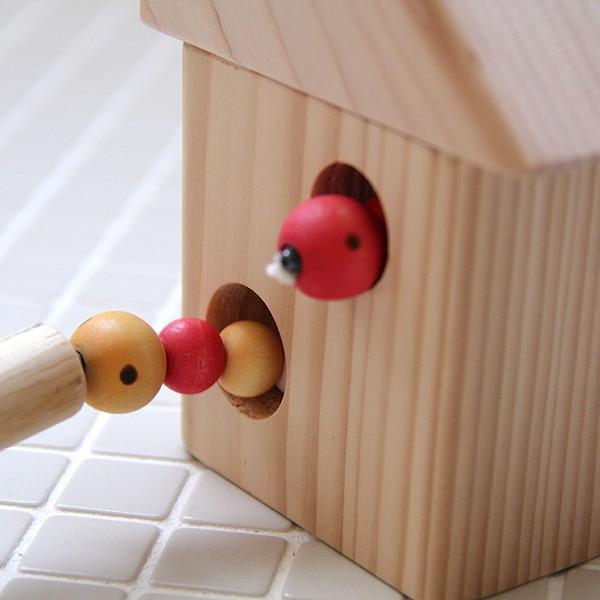 夢工房ももたろう 木のおもちゃ ひっつきむしの家（小） （引っ付き虫