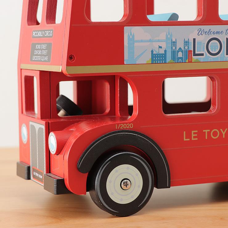 木のおもちゃ　ロンドンバス　London Bus ミニチュア　1点もの　限定品 goodsfarm_tc-36
