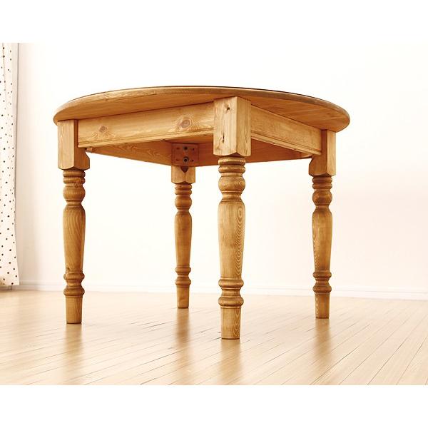 木製ダイニングテーブル 105cm丸 : 家具の里 - 通販 - Yahoo