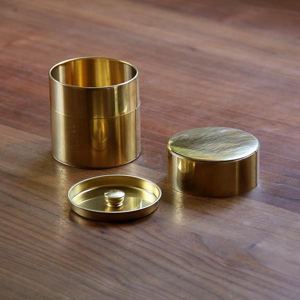 SyuRo（シュロ） 真鍮丸缶 小（1個） : 家具の里 - 通販 - Yahoo