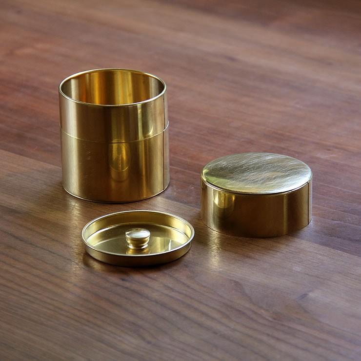 SyuRo（シュロ） 真鍮丸缶 小（1個） : 家具の里 - 通販 - Yahoo