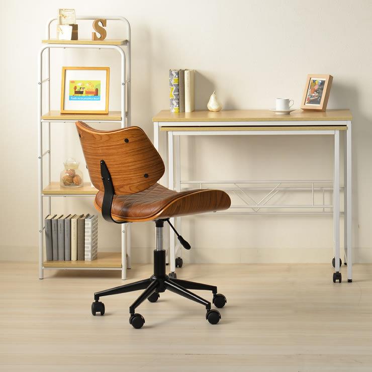 タマリビング 昇降式キルティング デスクチェア PCチェア ホワイト