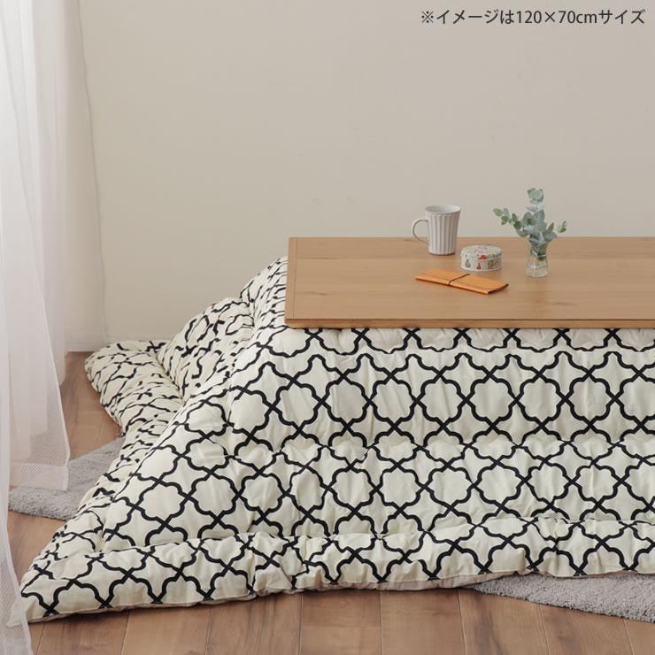 家具調コタツ・こたつ 正方形 80cm角 木製（オーク材）の画像