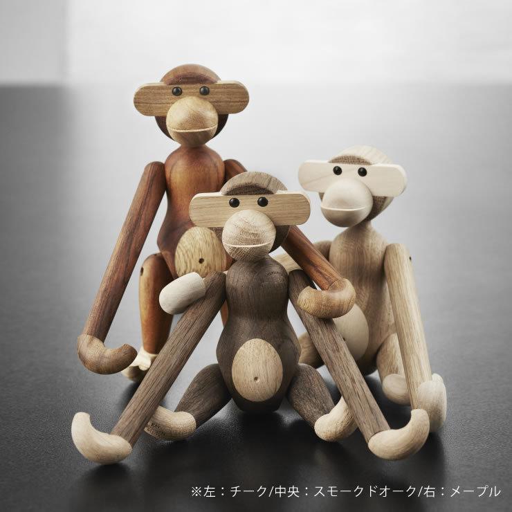 デンマーク　カイボイスン風　猿の木製人形　2体　リプダクト　古雑貨　アンティーク ヴィンテージ 猿の木製人形 デンマーク 木製玩具 リプロダクト